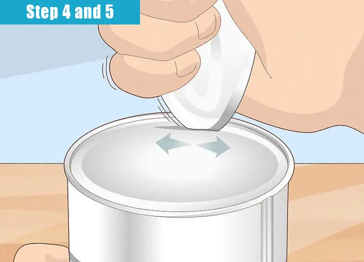 How to Open a Can With Metal Spoon: step 4 and 5 - infocake.net How to Open a Can With Metal Spoon: step 4 and 5